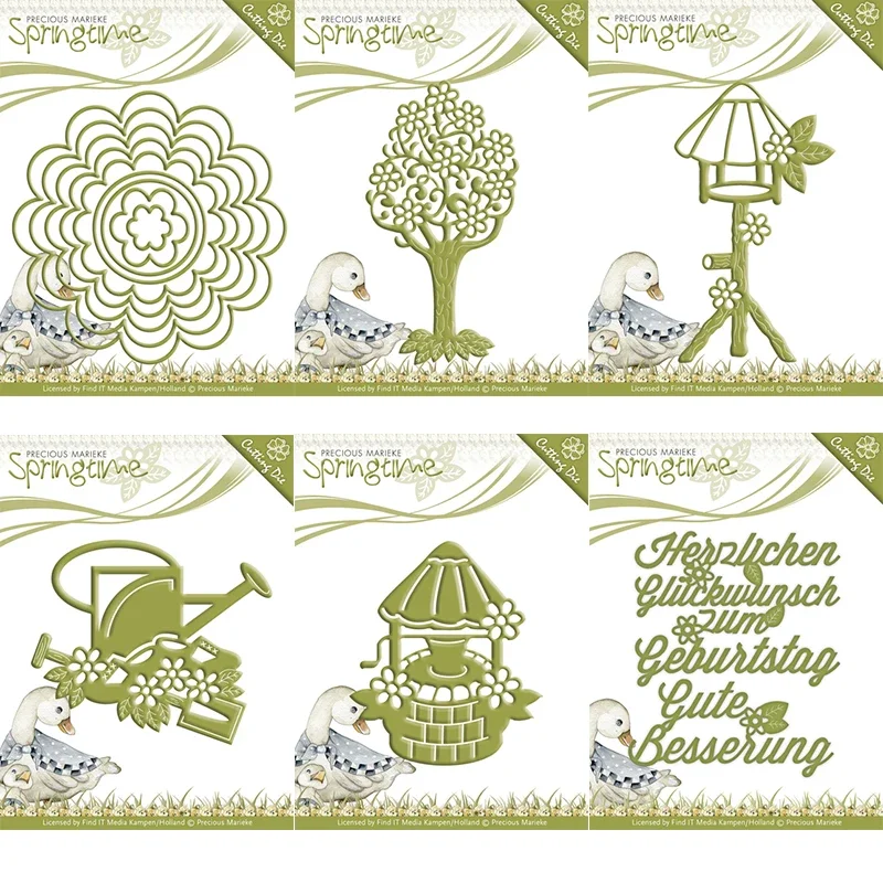New Springtime series metal  Cutting Dies Stencils DIY Scrapbooking Paper/photo Cards Embossing Dies