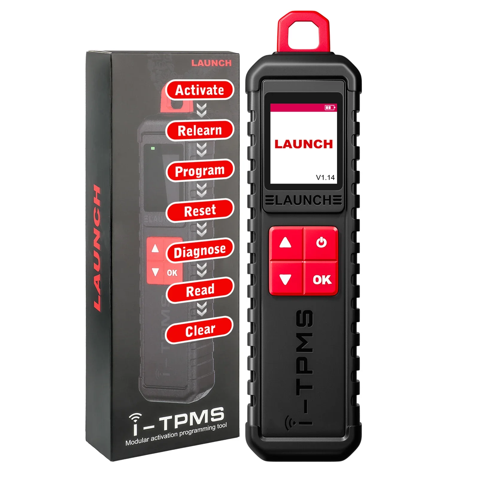 Launch ITPMS Tire Pressure Detector work with X431 Device/All 315/433MHz Sensors Upgraded Version of TSGUN