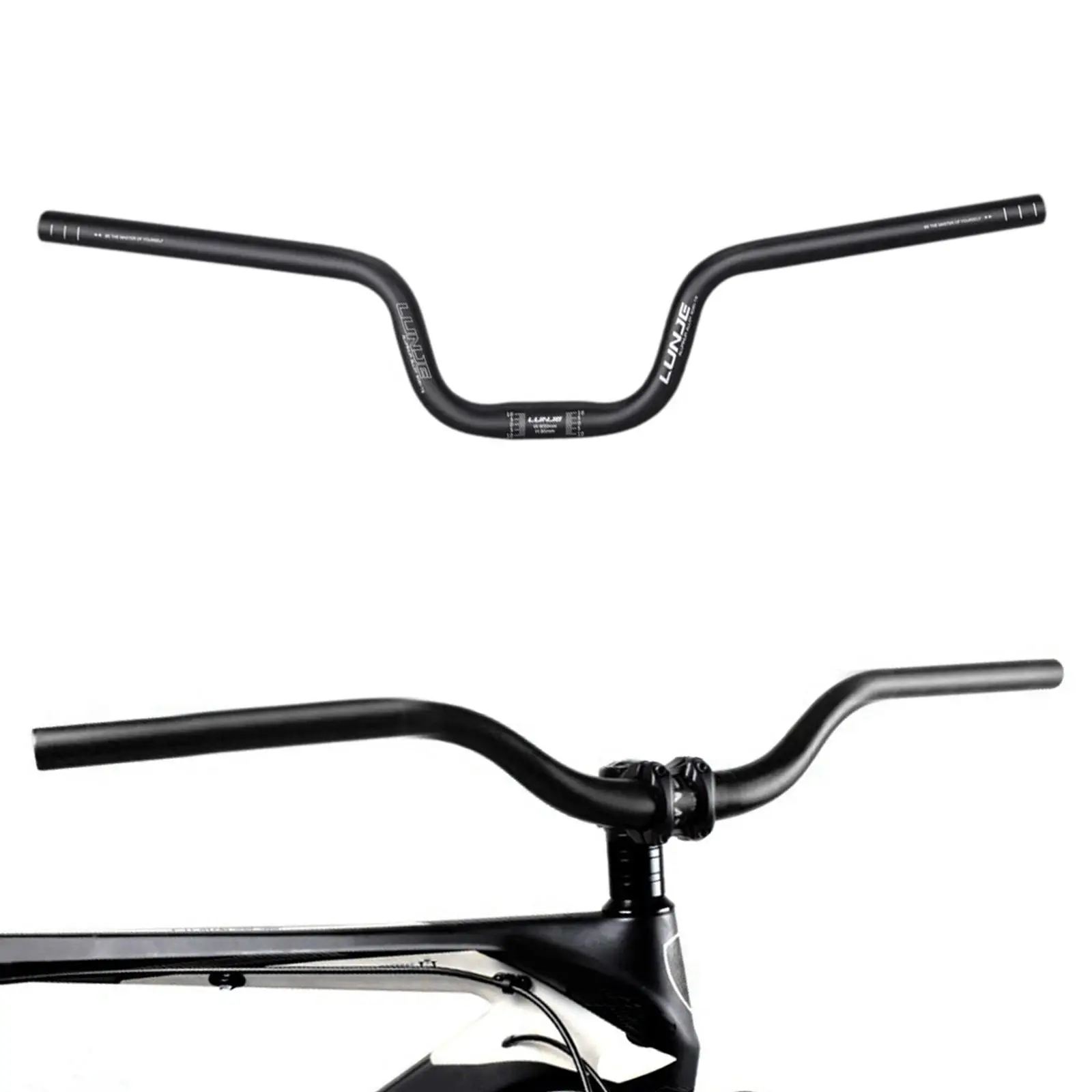 

600mm/23.62inch Riser Bar Aluminum Handlebar Handlebars Handlebars , 600mm 90mm