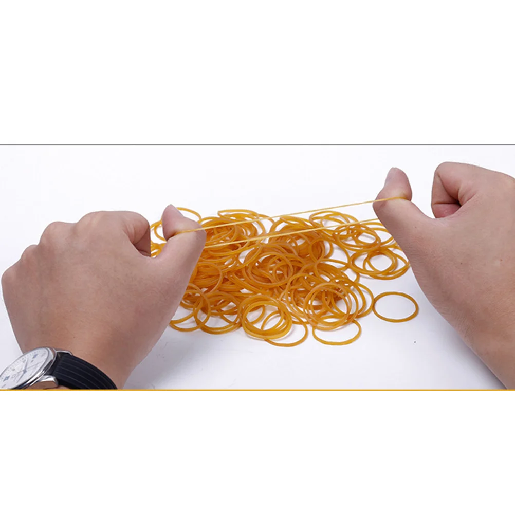 500pcs Rubber Bands Bank Elastic Rubber Bands Stretchy Rubber Ring for Paper Bills Money Fastening thin rubber bands