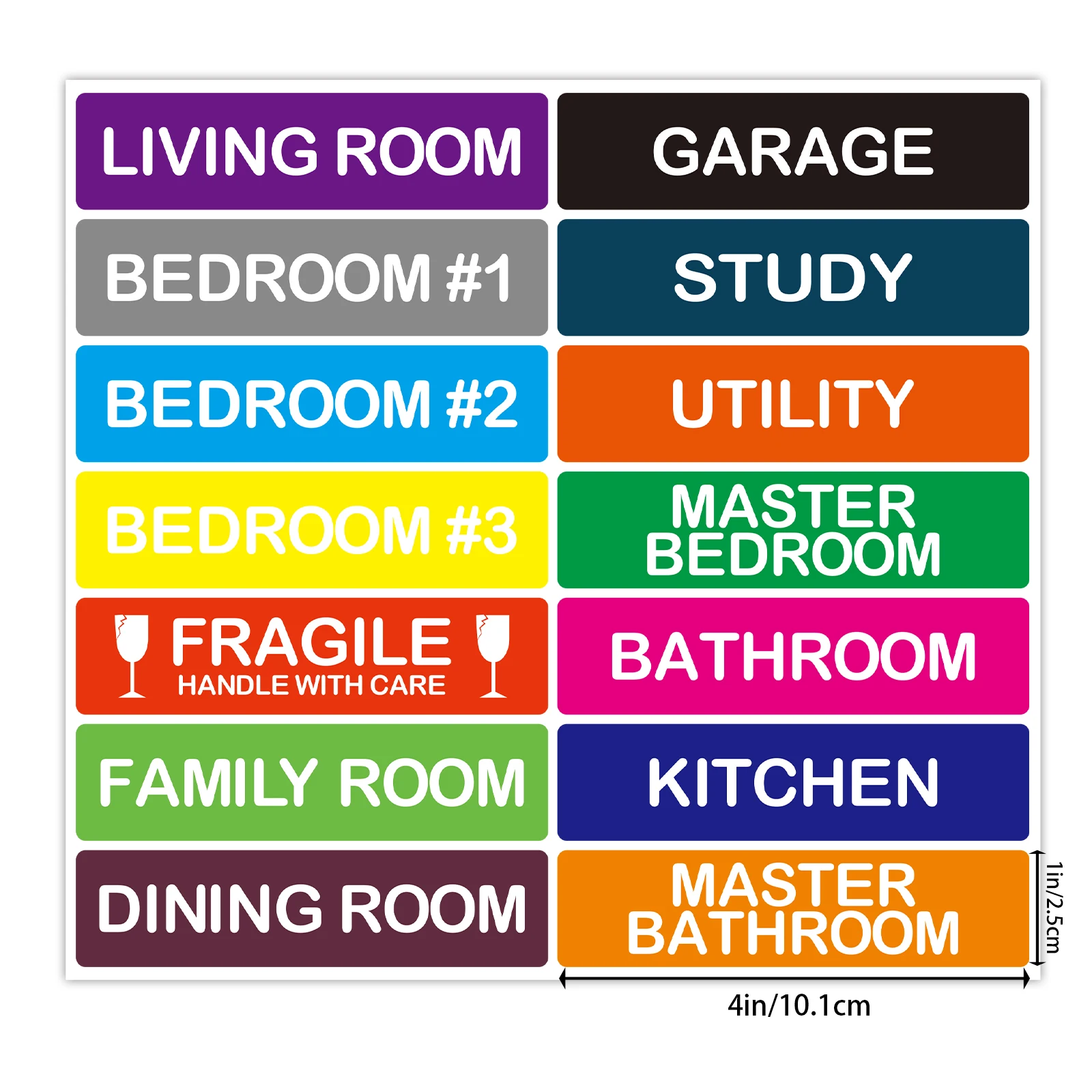 Ev Taşıma ve Nakliye için 10 A - Sticker Sheet Set incelemesi ve fiyatı