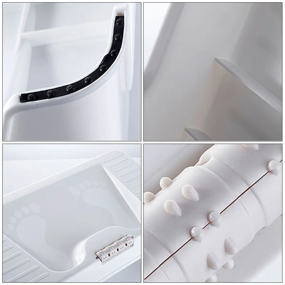 

1Pcs Footstool for Toilet Bathroom Use Non Slip Kids Foot Rest Stool Space Saving Stable Foot Support Stool Home Office