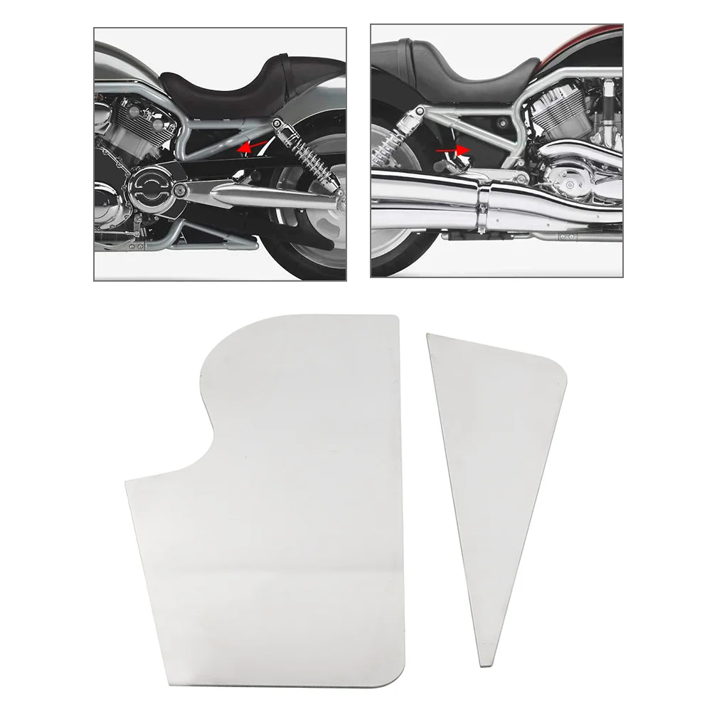 Lower Fuel Tank Trim Covers Steel For Harley V-Rod VRSCB VRSCA 2002 2003 2004 2006 2005