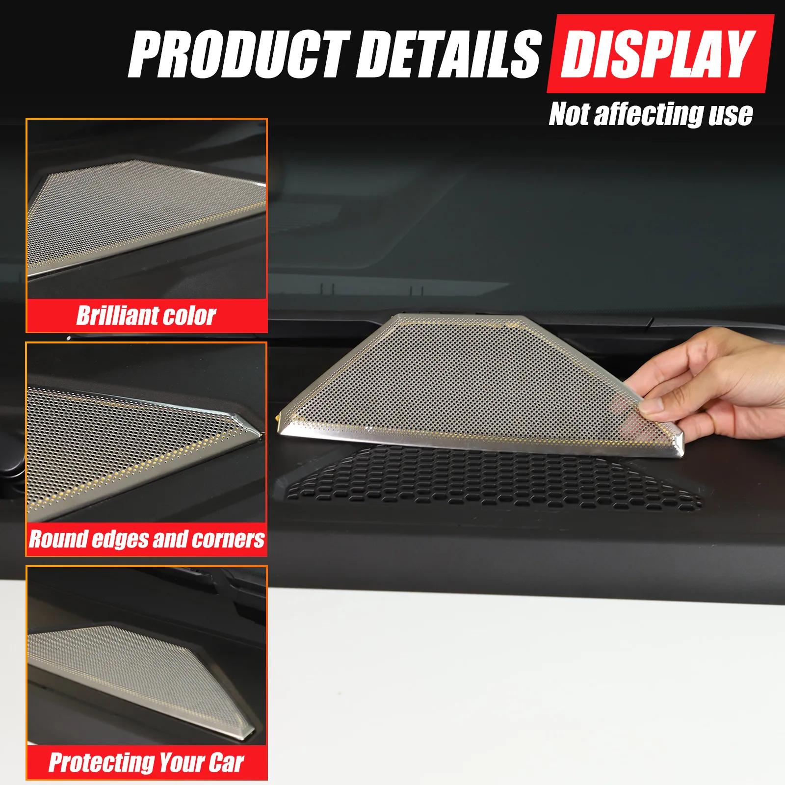 

Накладка на вентиляционное отверстие капота из нержавеющей стали для Toyota Prado Land Cruiser LC250 2024 + автомобильный передний капот, пылезащитный чехол, защитные аксессуары