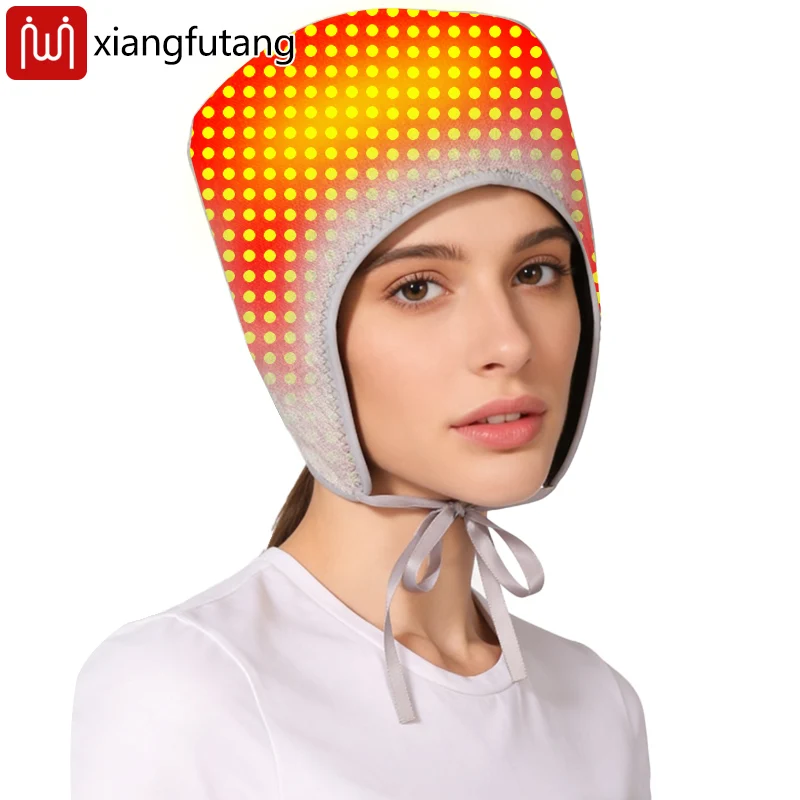 

Терапия красным светом, теплая компрессионная шапка с подогревом, повязка на голову для облегчения мигрени, ревматическая шапка для облегчения головной боли, сохраняющая тепло головы