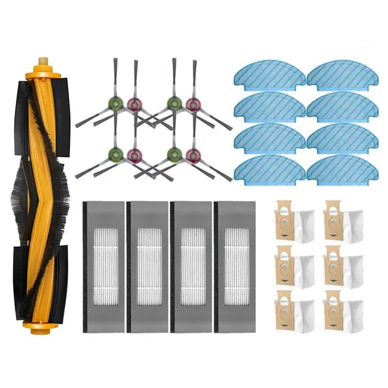 Robot Vacuum Cleaner Main Side Brush Hepa Filter Mop Cloth Dust Bag Accessories For ECOVACS DEEBOT N10 N10 PLUS