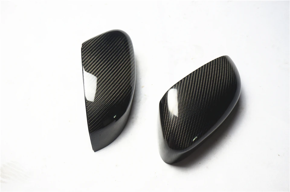 Stick On Door Side Carbon Mirror Cover For Ford Focus 2012+