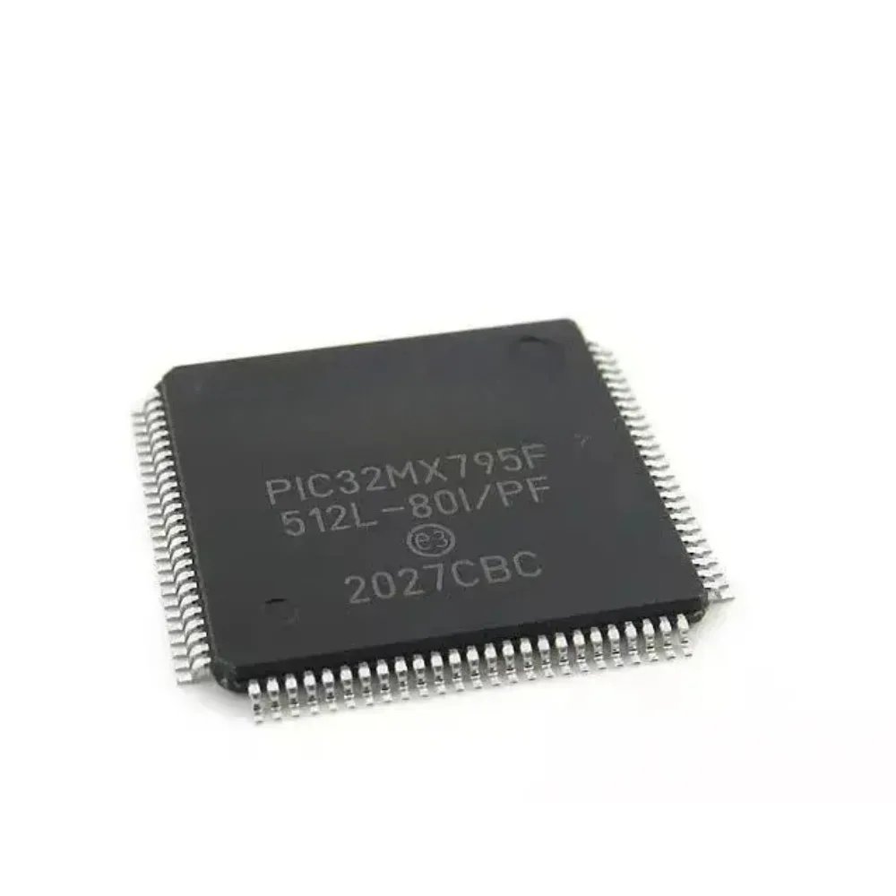 

5~20PCS PIC32MX795F PIC32MX795F512L PIC32MX795F512L-80I/PT QFP100 32-bit microcontroller New imported original in stock.