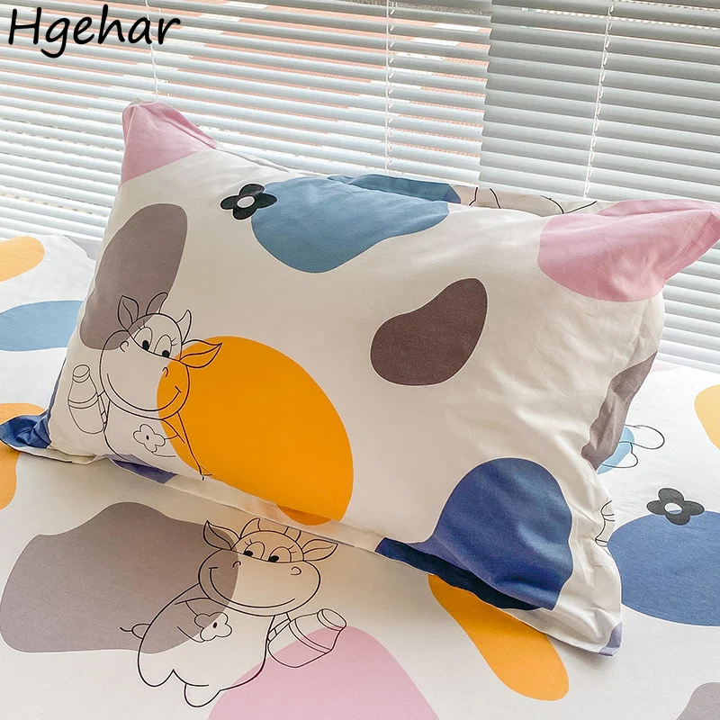 

Pillowcase Household 48cmx74cm Fashion Washable Comfortable Skin-friendly Pillow Cover Printed Soft Bedroom Dormitory Protective