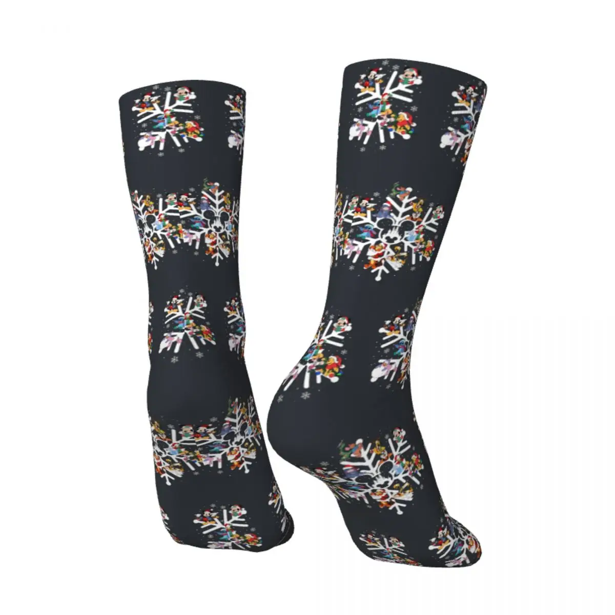 TureMouse-Chaussettes de Noël coordonnantes pour hommes, Chaussettes douces, Chaussettes de course personnalisées, Bas de sport, Mode, Automne