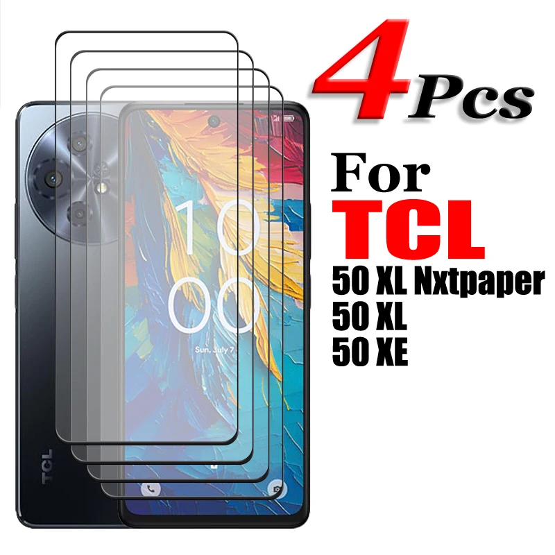 

2/3/4PCS For TCL 50 XL Nxtpaper Tempered Glass For TCL 50 XL Nxtpaper Screen Protector HD Full Cover Glue Protective Glass