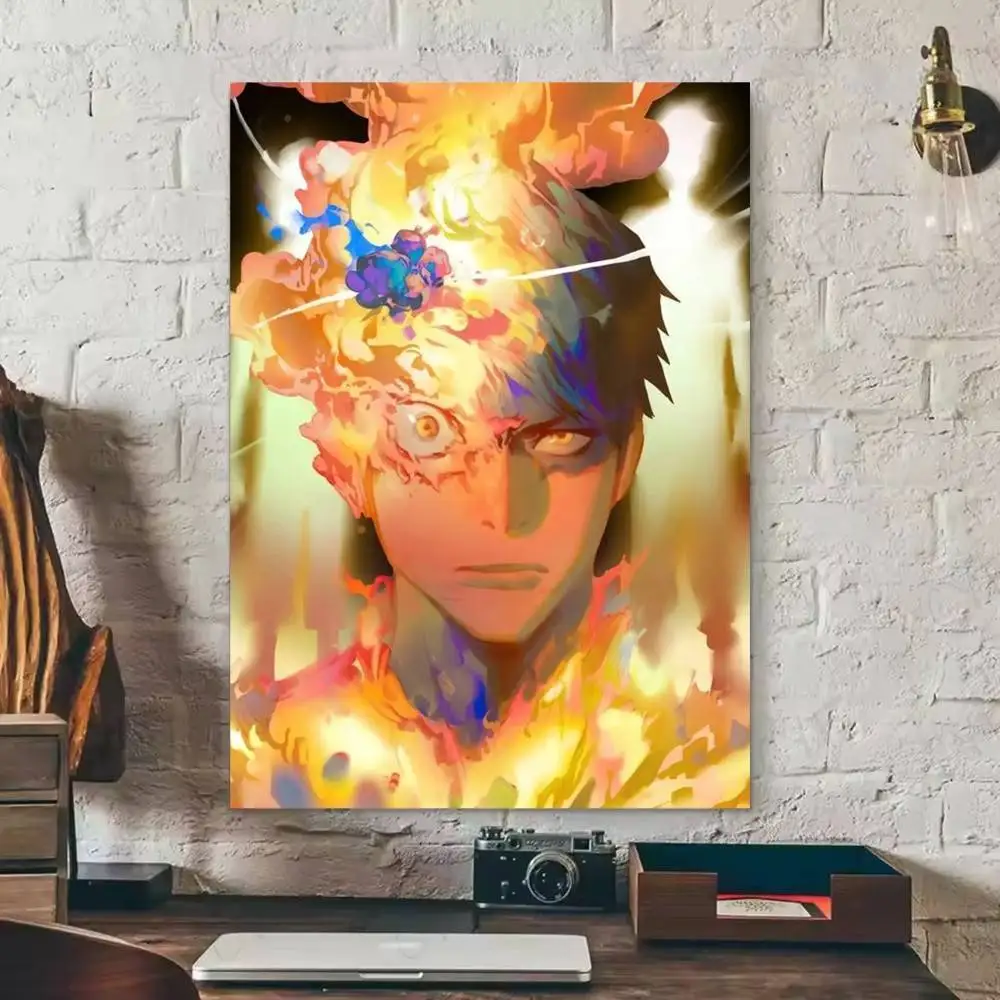 Agni Fire Punch Fujimoto Tatsuki Anime Character Poster HD Print Wall Art Home Decor