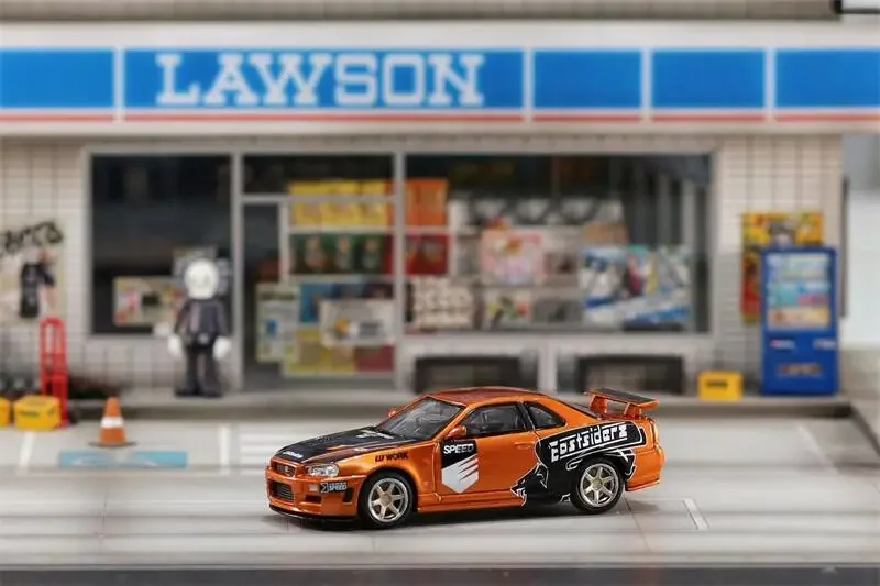 

SW 1:64 R34 Need for Speed Underground Orange Литая под давлением модель автомобиля
