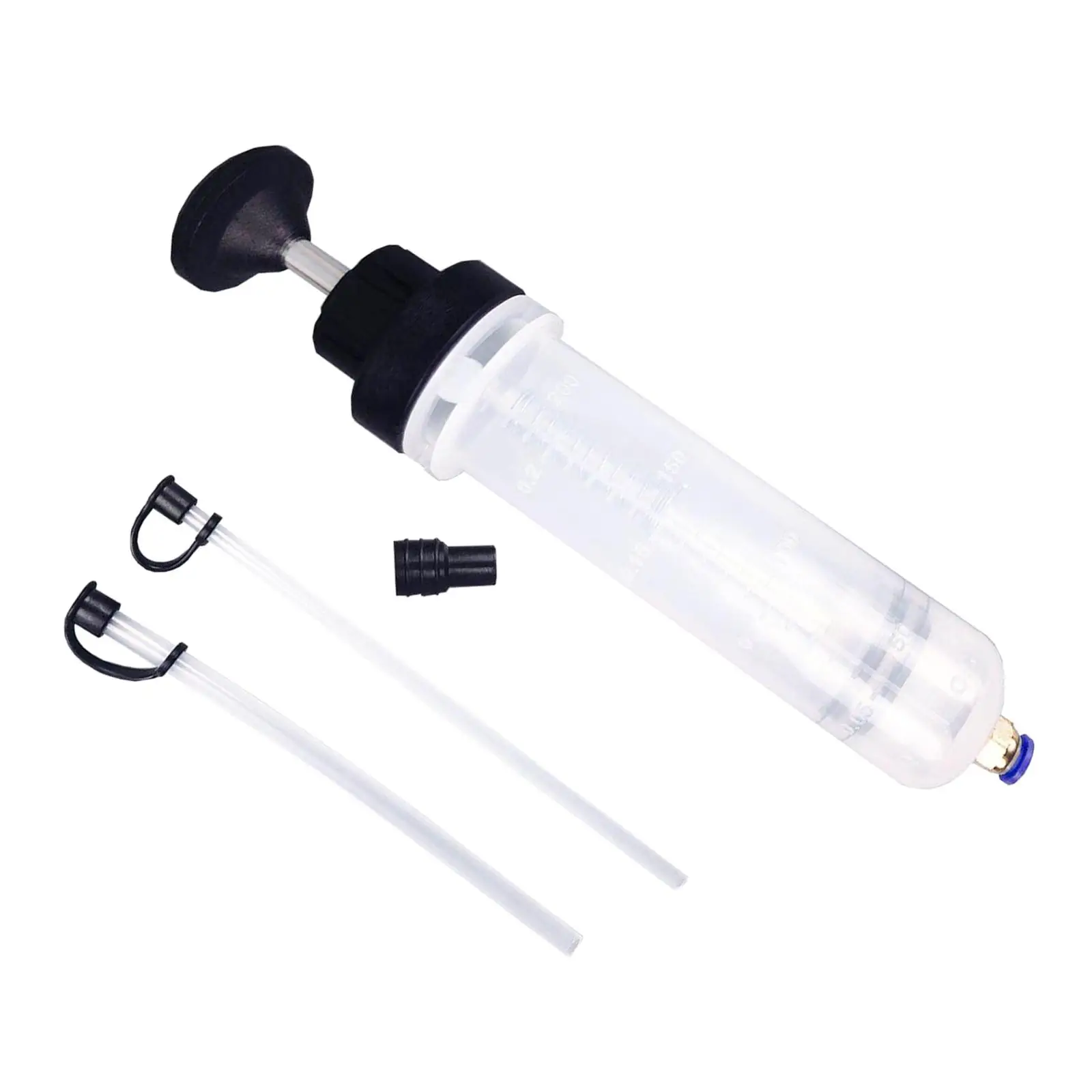 Automotive Fluid Extractor Manual Hand Oil Pump Syringe Bottle for Brake Fluid Engine Oil and Liquid Transfer