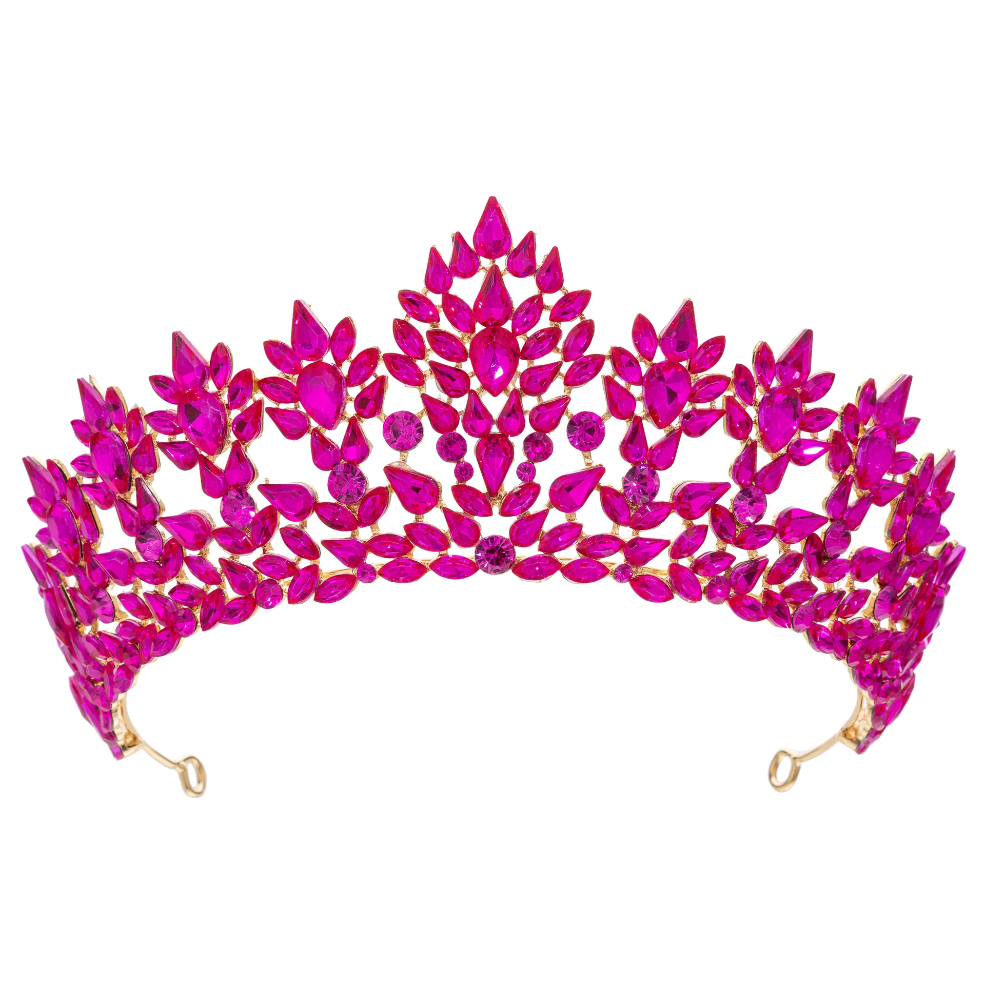 

Princess Queen Crowns For Women Baroque Crystal Bridal Tiara Crown For Wedding Bride Headdress Party Prom Hair Jewelry Headpiece