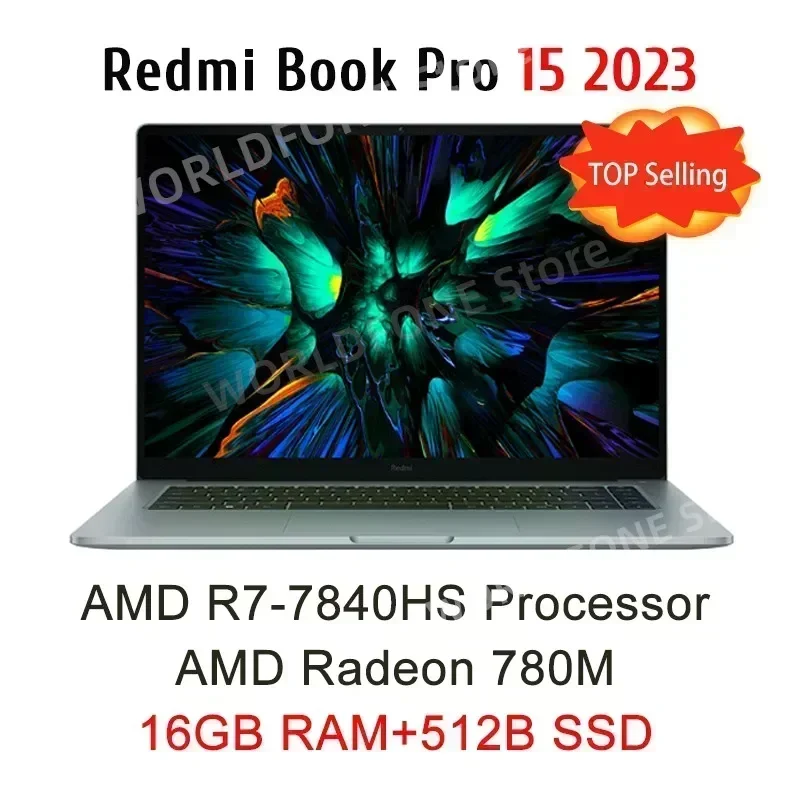 Xiaomi Laptop Redmi Book Pro 15 Ryzen R7-7840HS AMD 780M 16G RAM