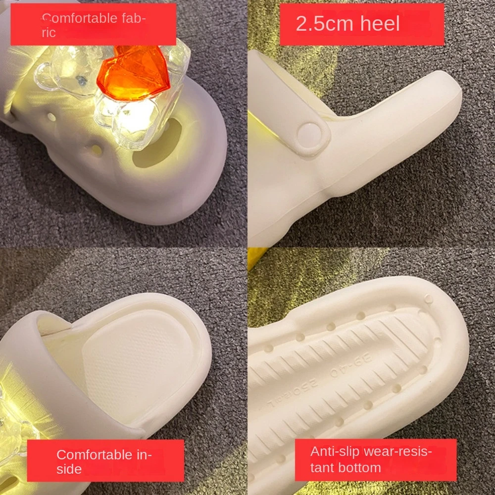 

Повседневные светящиеся тапочки с героями мультфильмов, женские тапочки на толстой подошве с подсветкой на платформе, толстая верхняя одежда в стиле аниме, обувь для девочек и женщин