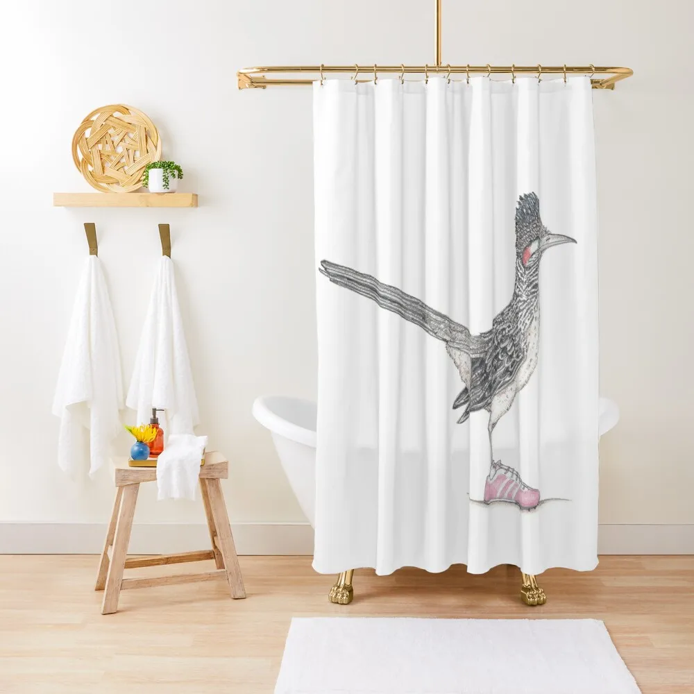 

Roadrunner in Running Shoes Shower Curtain Shower Sets For Bathroom For The Bathroom Shower For Bathroom Set Curtain