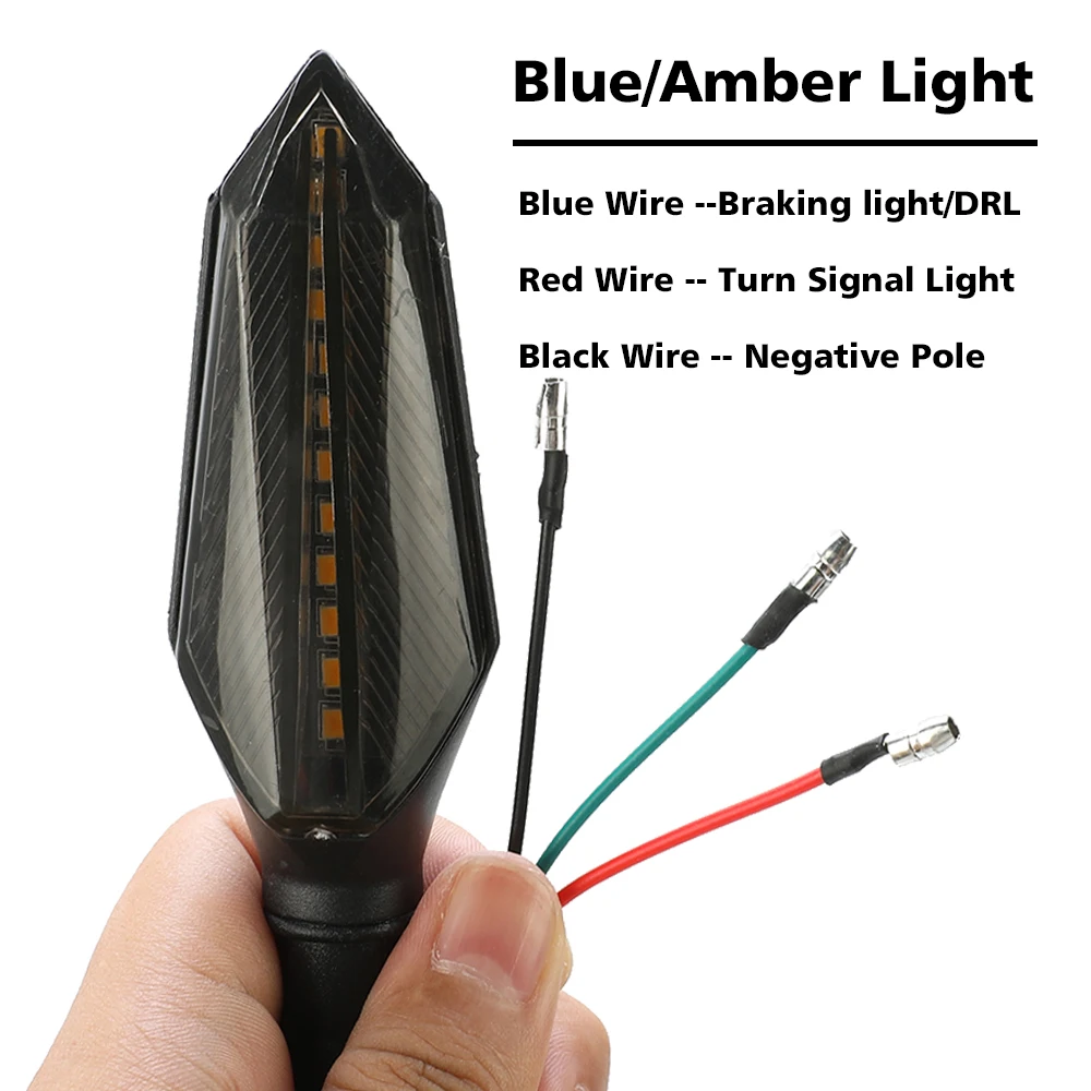 ل Bajaj Pulsar 200 NS/200 RS/200 AS 200RS 200NS 200AS دراجة نارية بدوره مصباح إشارة مؤشرات LED مرنة الوامض فلاشات