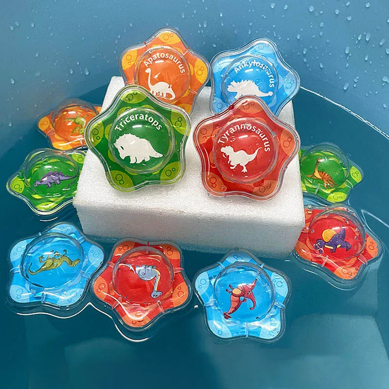

5Pcs Children Summer Bathroom Water Play Toys Baby Bath Parent-Child Interactive Floating Animal Starfish Bath Toys