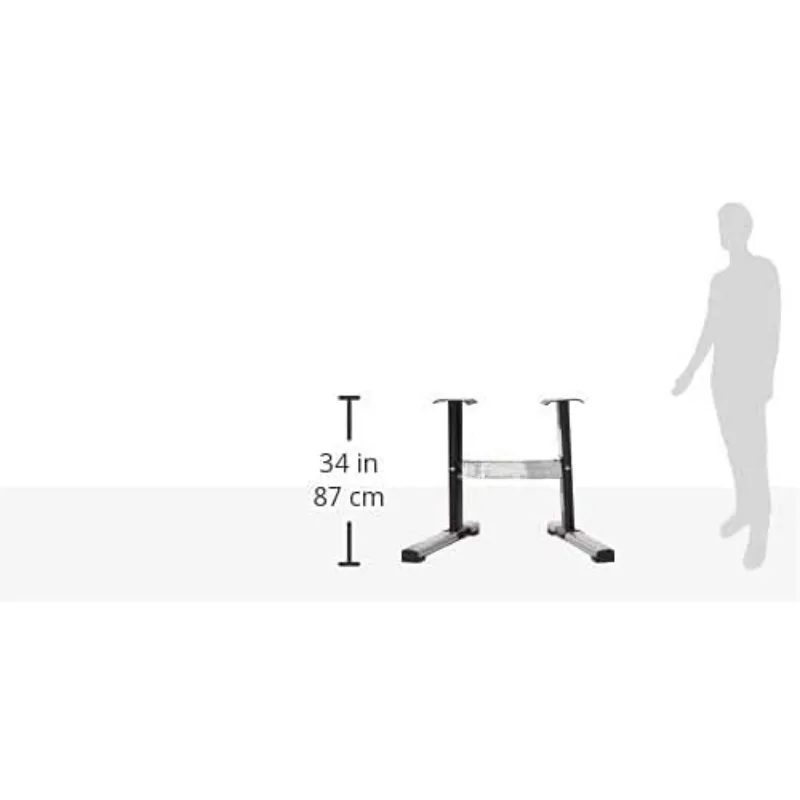 Haltère réglable sur support de poids