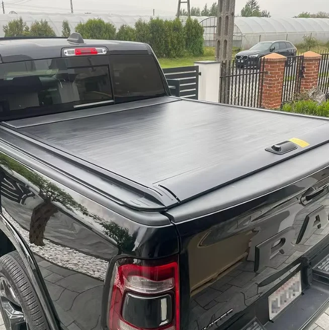 Dream Car Aluminum Alloy Manual Folding Retractable Tailgate Bed Cover Waterproof Anti-Theft Lock Pickup Truck Tonneau Cover Ram