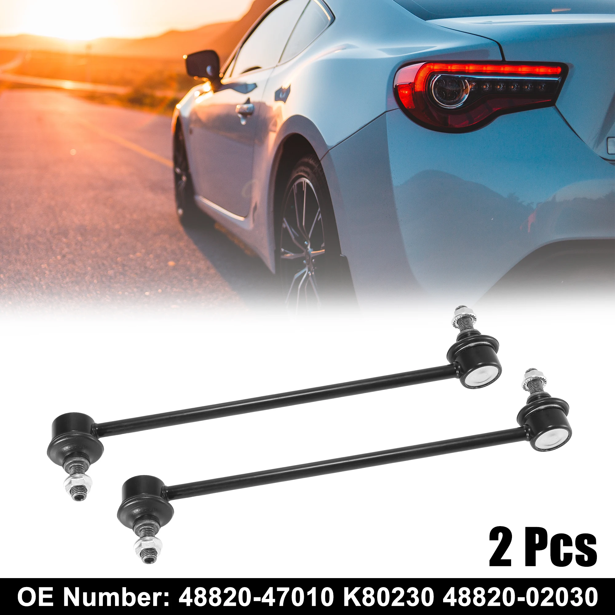 

UXCELL 2 шт. комплект стабилизатора поперечной устойчивости K80230 48820-02030 для Toyota Corolla Matrix