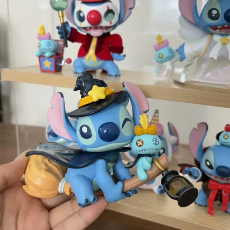 Boîte ennemi Disney Stitch pour enfants, série Weird Diary V2, figurines d'anime, boîte mystère, statue en PVC à collectionner, cadeau d'anniversaire mignon, beurre