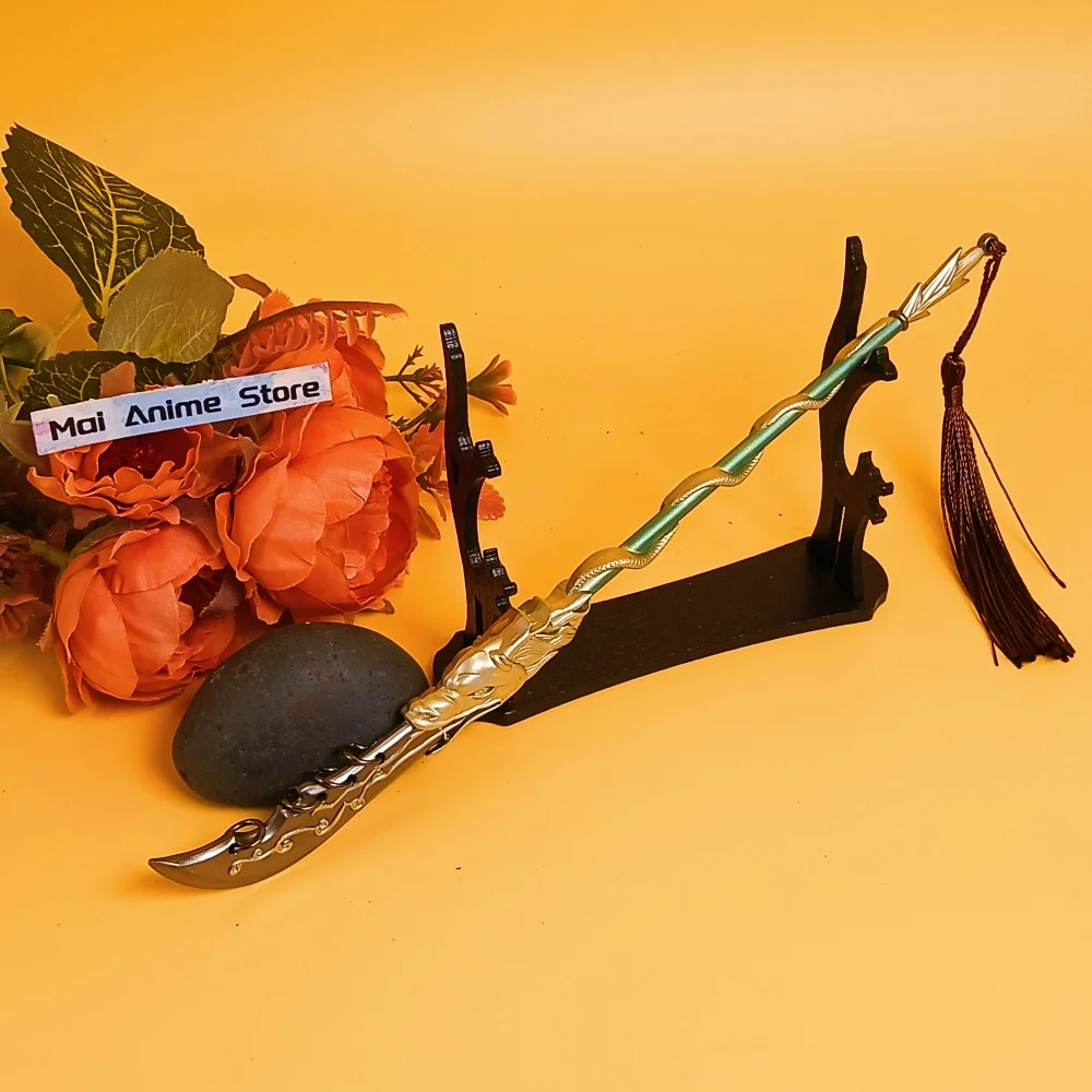 8.6 inch Metalen Chinese Zwaard Katana Anime Zwaard Oude Damascus Zwaard Echte Grootte Katana Originele Samurai Sabel Unsharp Speelgoed Gift