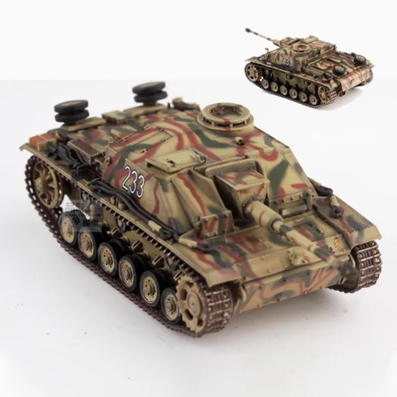 63249 1/72 Scale German III Assault Gun G Type Early Version 103rd Panzer Battalion Grenadier Division Tracked Tank Model
