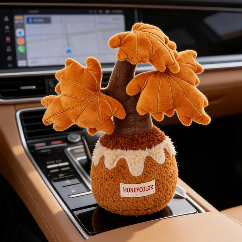 22cm simulação kawaii realista maçã árvore brinquedo de pelúcia recheado vasos plantas monstera deliciosa bonecas para meninas presentes decoração casa