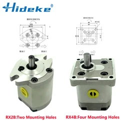 Hideke HGP-1A-F3-RX2B Fixed Displacement Hydraulic Gear Pump HGP-1A-F5-RX4B HGP-1A-F1R 2R 3R 4R 5R 6R 8R High Pressure oil pump