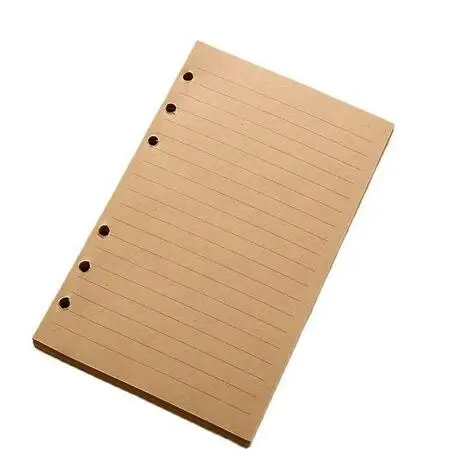 40Sheet A5 A6 Loose-leaf Refill Inner Page Kcraft Weekly Monthy Line Blank Inner Page Inside Paper Stationery