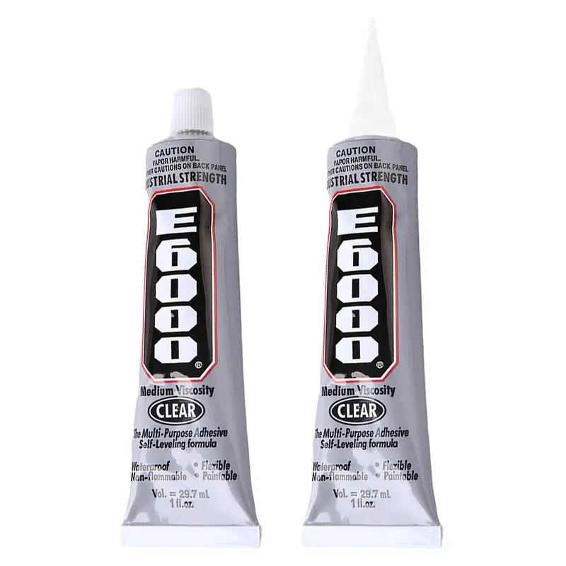 E6000 Glue Multi-Purpose Epoxy Resin Repair Adhesive Cell Phone Touch Screen Liquid Glue Crystal Jewelry Craft Adhesive Glue