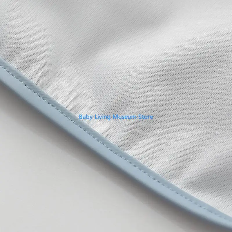 

P31C Solid Color Waterproof Bib with Pocket Baby Infants Feeding Drawing Apron Newborn Smock Burp Cloth for Boys Girls Gifts