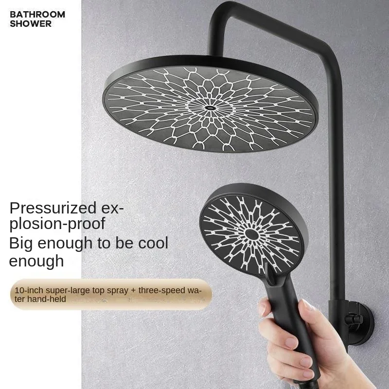 Shower head, bathroom with heavy rain and embossed drying head set, showerhead, shower head, large showerhead, pressurized