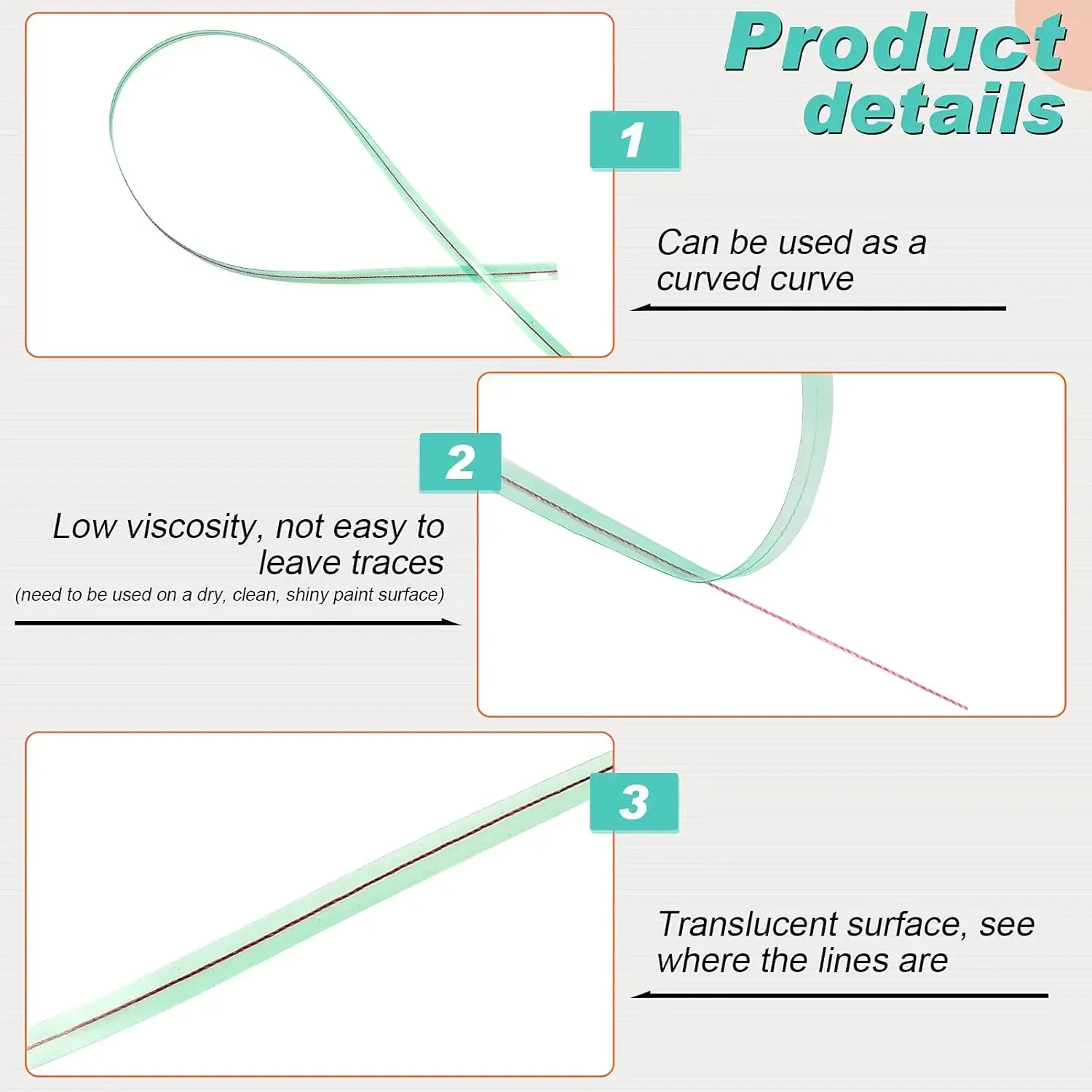 9 قطعة مجموعة أدوات تغليف الفينيل مجموعة أدوات تغليف السيارة أداة تلوين نافذة السيارة مجموعة رقائق السيارات Zippy الفينيل التفاف قطع الخط النهائي #2