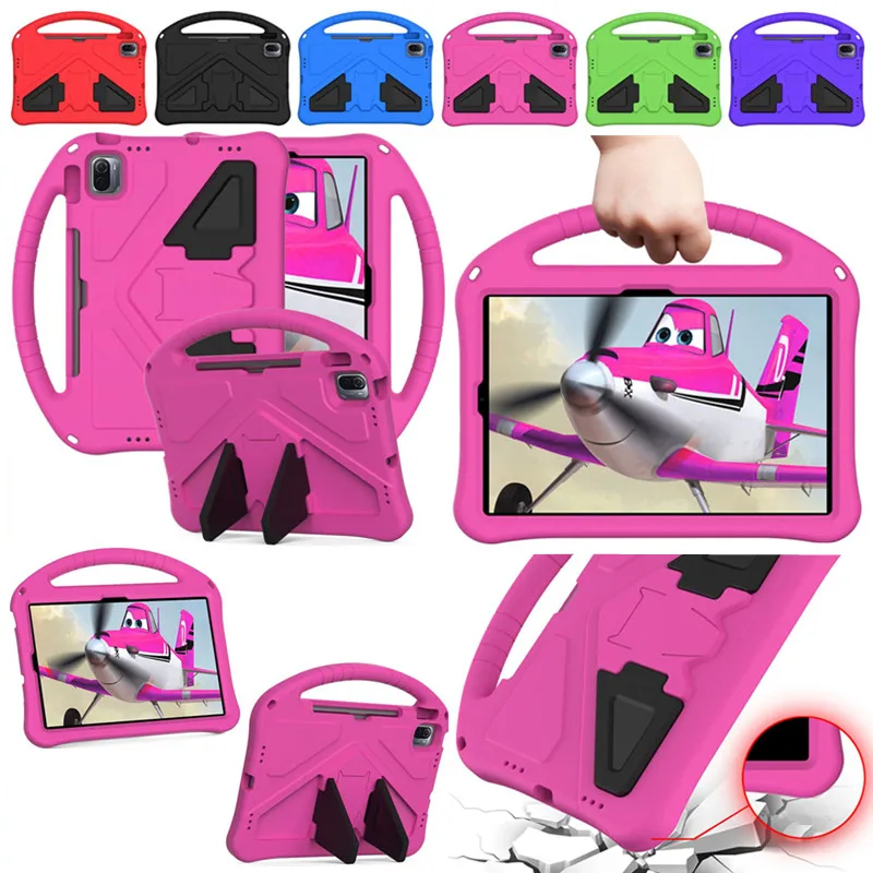 For XiaoMi Pad 5 MiPad5 Pro 11 Inch 2021 Kids Shockproof High Quality EVA Stand Case With Hand Holder Anti-fall Tablet Cover