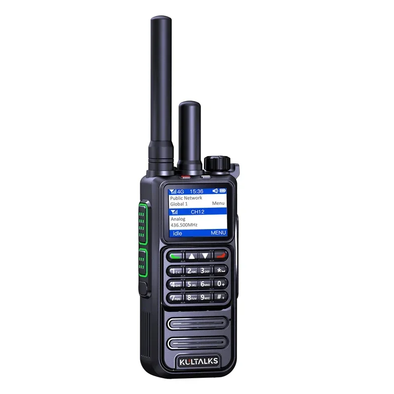KP-881 ثنائي الوضع 4G LTE Network 2W UHF تناظري اتجاهين راديو لاسلكي تخاطب