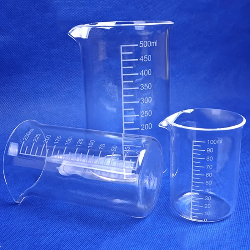 Quartz glass beaker High temperature resistant graduated measuring cup Quartz beaker 100 150 500 1000ml