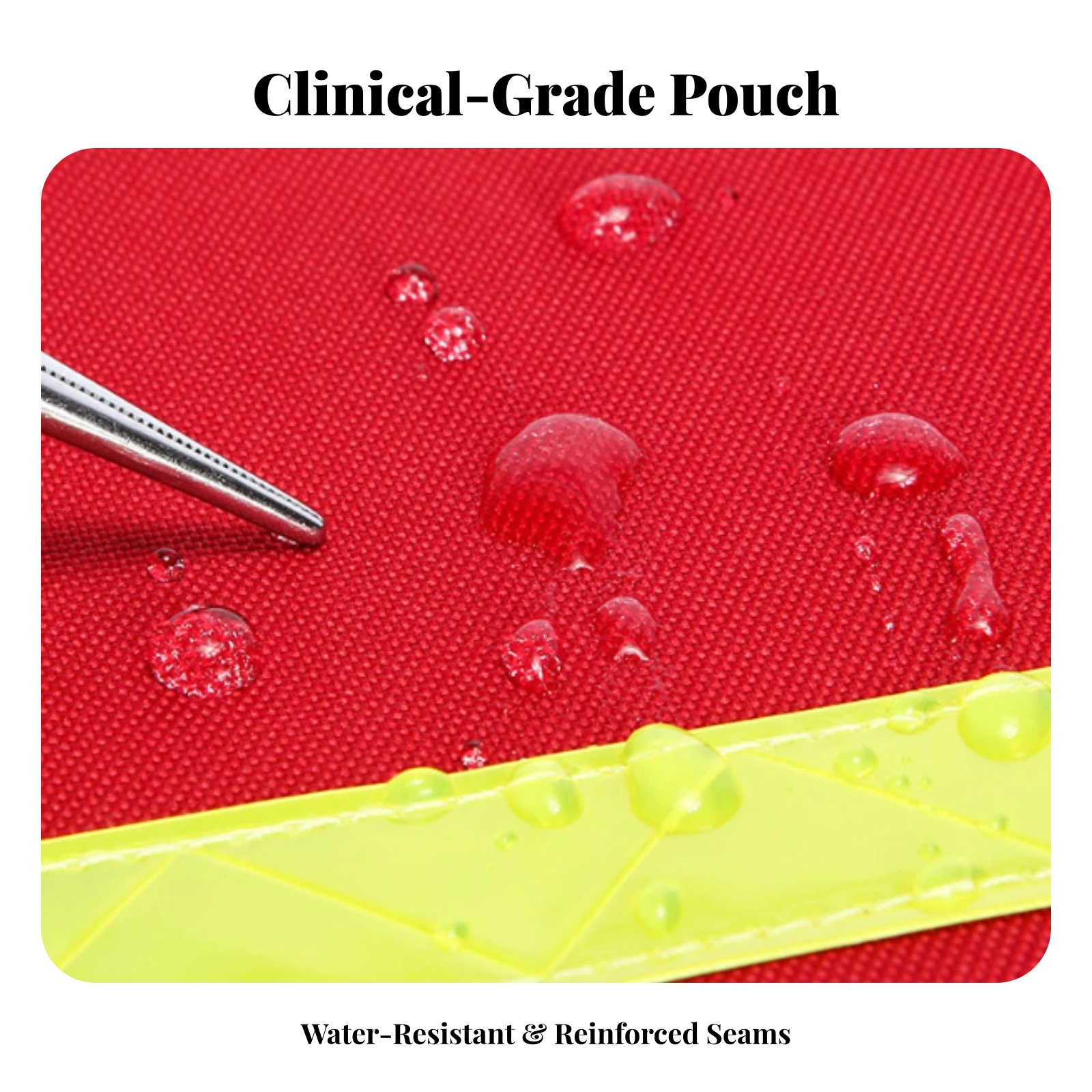 Soft-Sided Medical Organizer Waterproof Medical Organizer with Compartments Emergency Kit Storage Bag Compact view 3