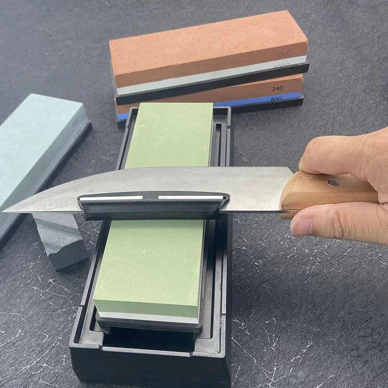 professional sharpening stone non-slip base, sharpening stone, correction stone, knife holder, kitchen utensil sharpener,