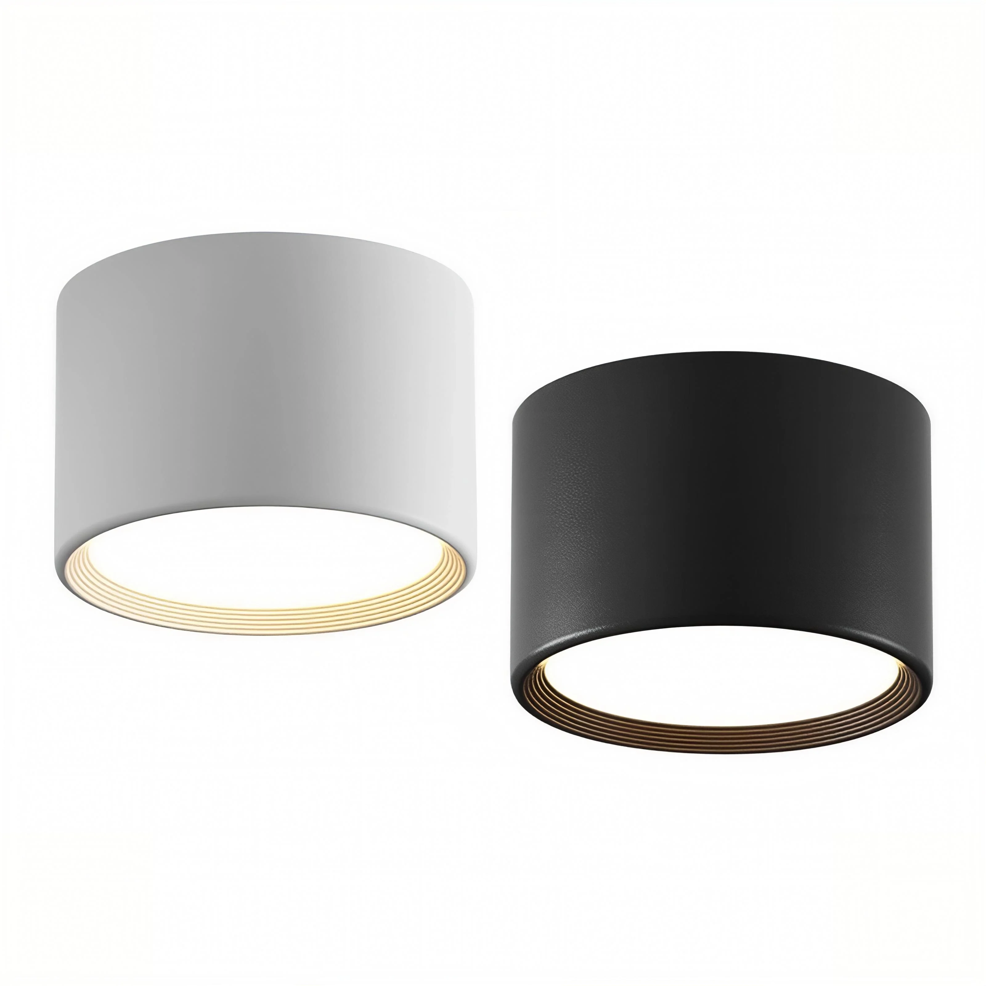 LED Surface Mounted Downlight, Die-Cast Aluminum, Multiple Sizes, Finished & SKD Kits Available