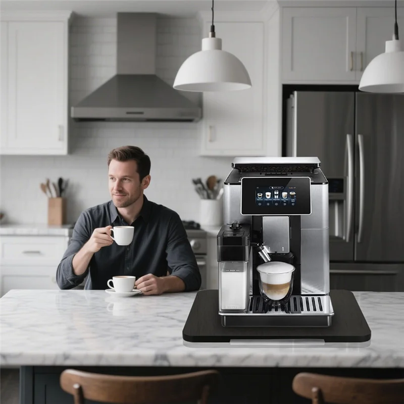 

Слайдер устройства с универсальными колесами 360° ° Прокатный поднос для кофеварки, для черной эспрессо-машины, 13х16 дюймов