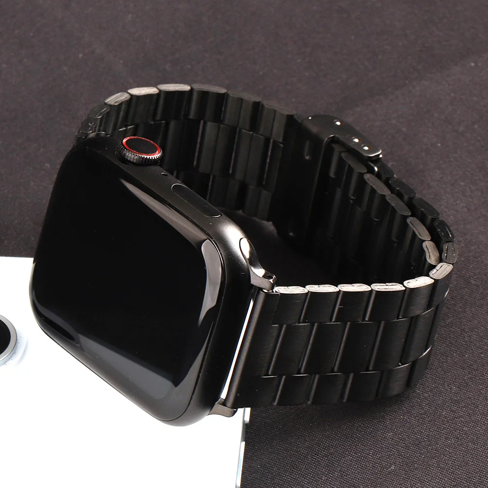 Bracelet For Apple Watch Band Ultra 2 1 Series 9 8 7 Band 45mm 41mm Stainless Steel Strap IWatch Se 6 5 4 44mm 40mm 3 42mm 38mm