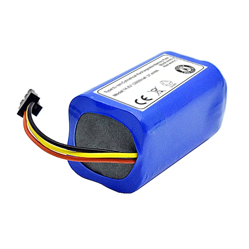 14.8v 12800mah Robot Vacuum Cleaner Battery Pack  for Qihoo 360 S5 S7 S7Pro T90 X9 Robotic Vacuum Cleaner Replacement Batteries