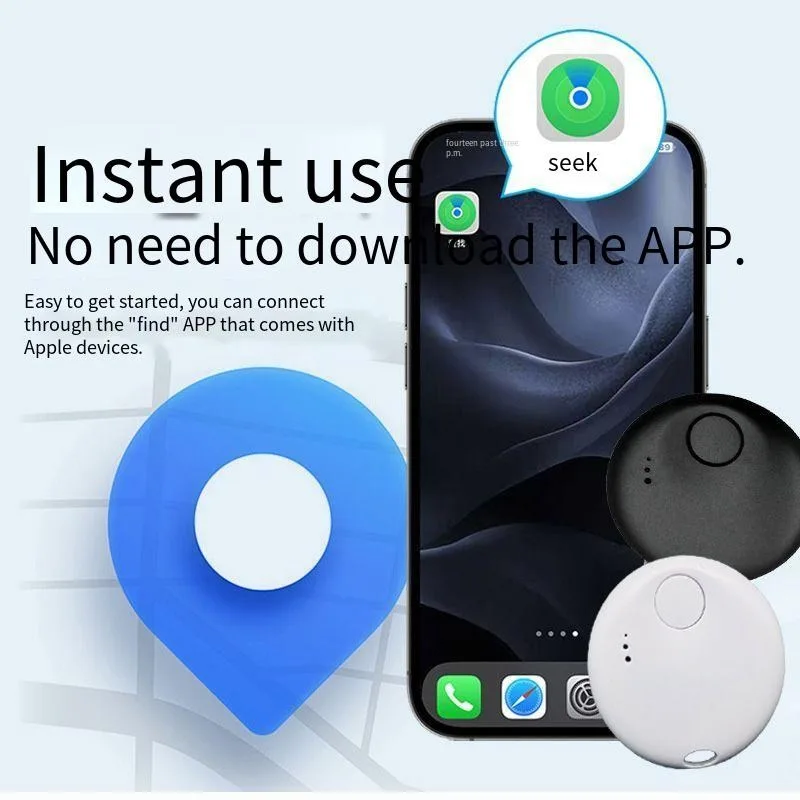Bluetooth Mini Tracking Gerät Smart Tag Mit Apple Find My Key Bluetooth GPS Tracker Für Ohrhörer Gepäck MFi Finder IOS