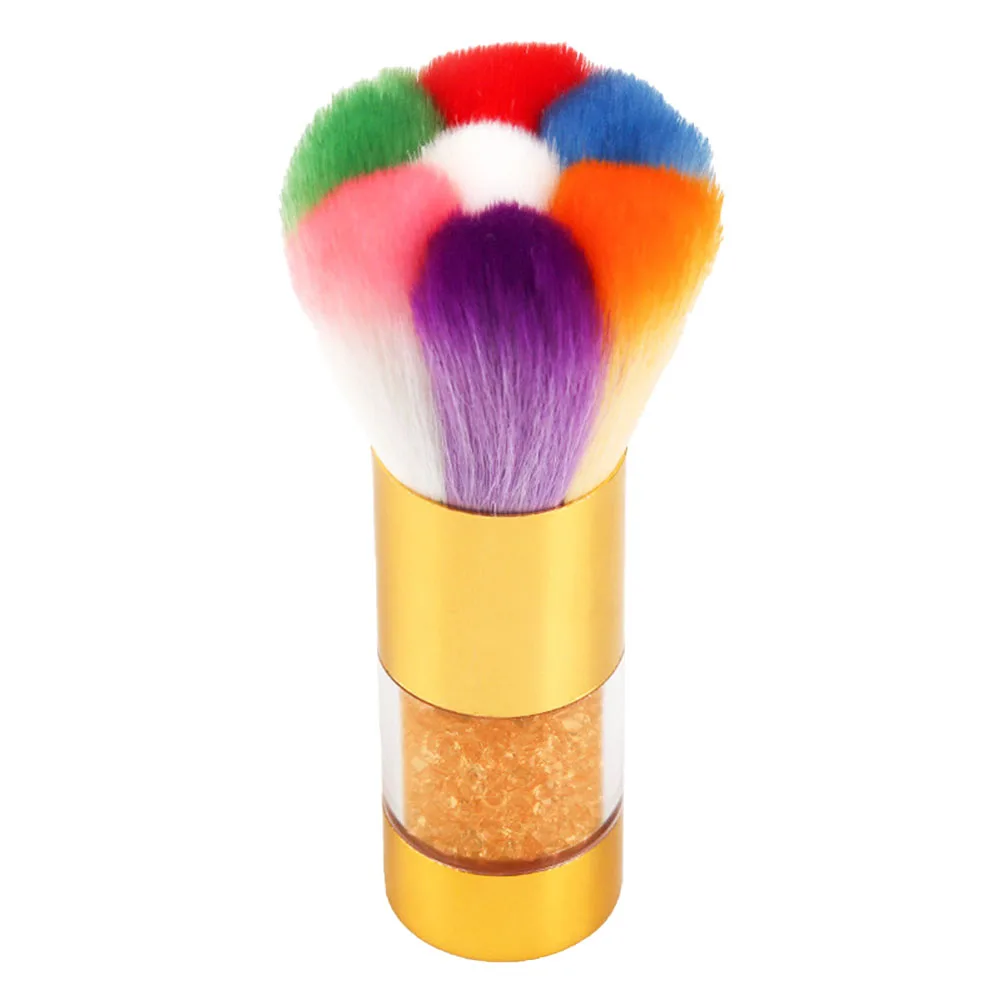 

Nail Brush Dust Cleaner for Manicure Salon Home Use Plastic ABS Nylon Wool Durable Practical Design Easy Carrying Application