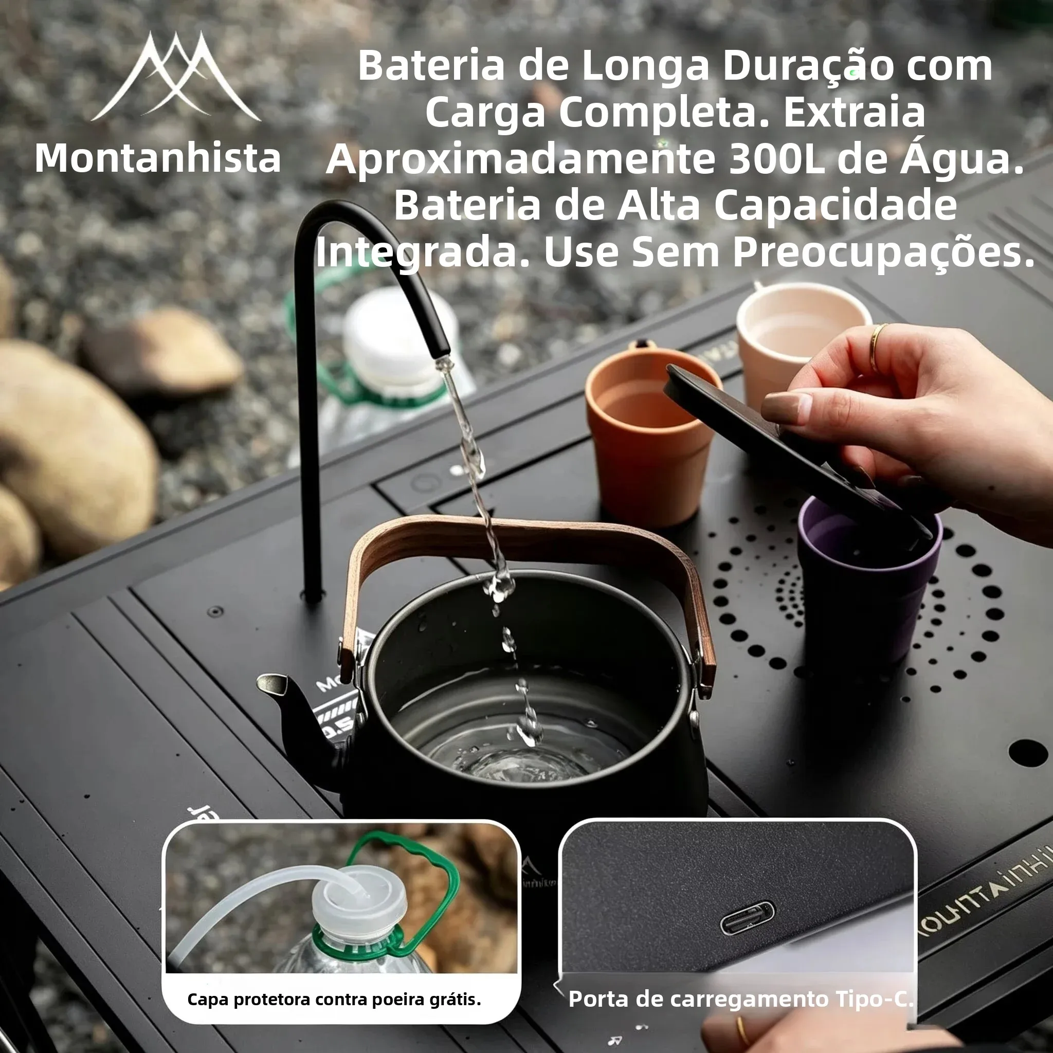 igt-electric-water-dispenser-camping-igt-4000mah-water-proof-electric-water-pump-aluminium-table-unit-plate-igt-table-accessory