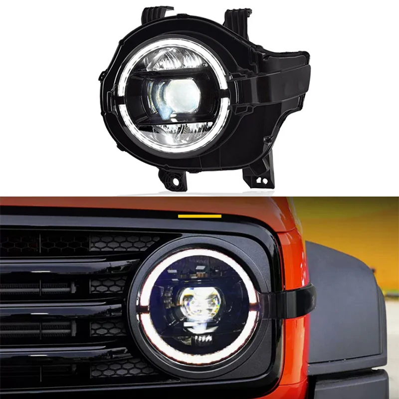 

Headlight Assembly Fit for Tank 300 21-22 Modified LED Laser Lens Headlights Running Horse Day Running Lights Flow Turn Signal